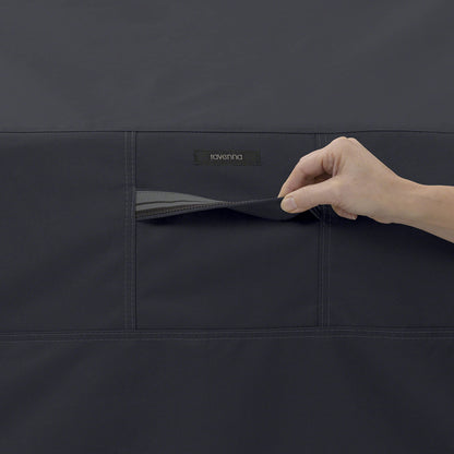 Classic Accessories Ravenna Water-Resistant 32 Inch Built-In BBQ Grill Top Cover, Black, Grill Cover, Grill Cover for Outdoor Grill, BBQ Cover - CookCave