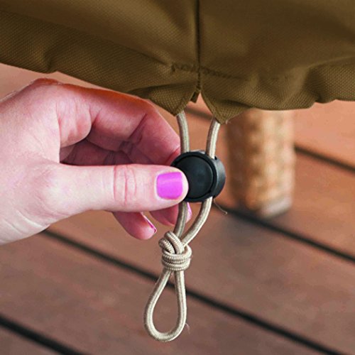 Classic Accessories Veranda Rectangular Water-Resistant 70 Inch BBQ Grill Cover, Pebble, X-Large, Grill Cover, Grill Cover for Outdoor Grill, BBQ Cover - CookCave