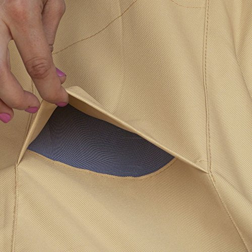 Classic Accessories Veranda Rectangular Water-Resistant 70 Inch BBQ Grill Cover, Pebble, X-Large, Grill Cover, Grill Cover for Outdoor Grill, BBQ Cover - CookCave