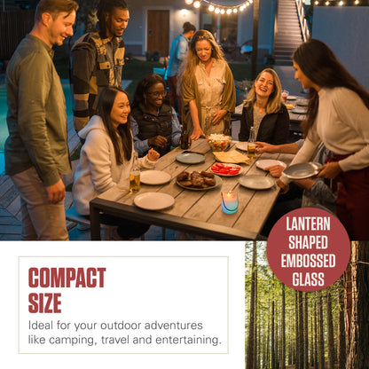 Coleman Color Changing LED Citronella Outdoor Citronella Scented Candle - 25-Hour Burn Time - Perfect for Camping, Patio Tables, Picnics and Outdoor Activities - 8 oz - CookCave