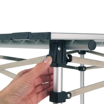 Coleman Outdoor Compact Folding Table, Sturdy Aluminum Camping Table with Snap-Together Design, Seats 4 & Carry Bag Included; Great for Camping, Tailgating, Grilling, & More - CookCave