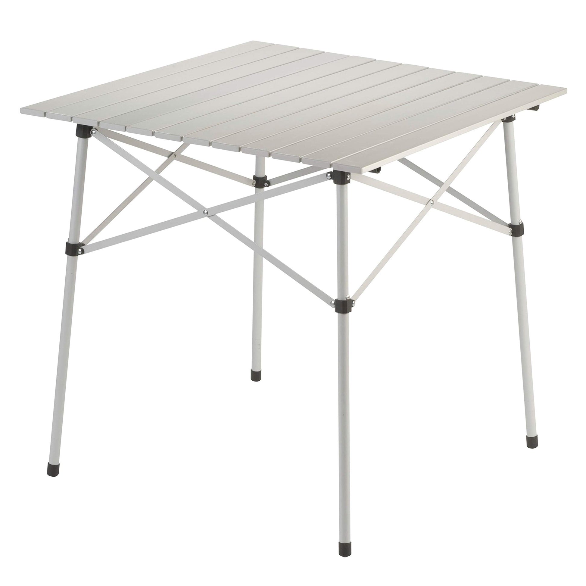 Coleman Outdoor Compact Folding Table, Sturdy Aluminum Camping Table with Snap-Together Design, Seats 4 & Carry Bag Included; Great for Camping, Tailgating, Grilling, & More - CookCave