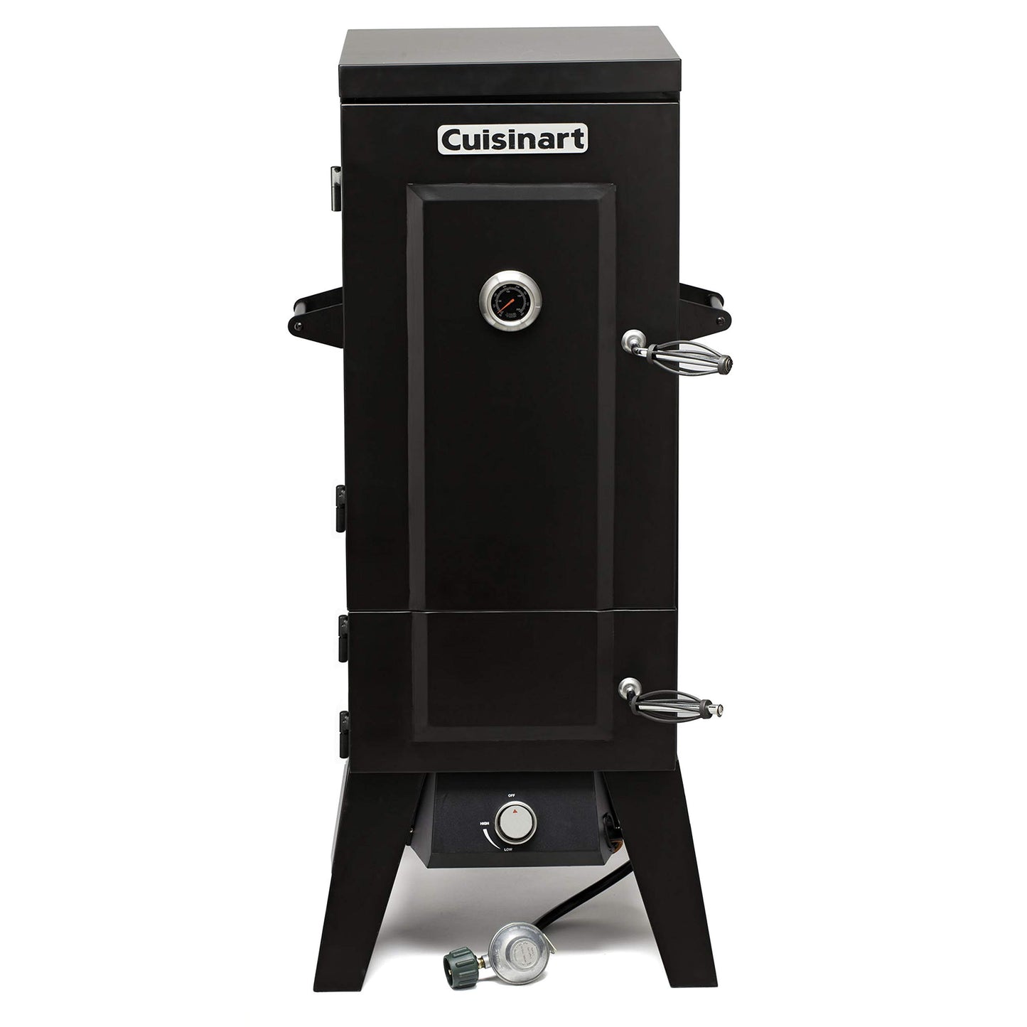 Cuisinart 36” Vertical Propane Smoker, 4 Removable Racks, Spacious BBQ Smoker with Wood and Water Trays, 15,000 BTU Heat for Smoked Meat, Brisket, Jerky, Fish, Perfect for Tailgates, Backyard, Camping - CookCave