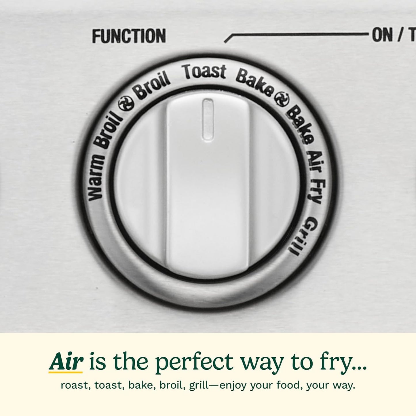 Cuisinart Air Fryer + Convection Toaster Oven, 8-1 Oven with Bake, Grill, Broil & Warm Options, Stainless Steel, TOA-70 - CookCave