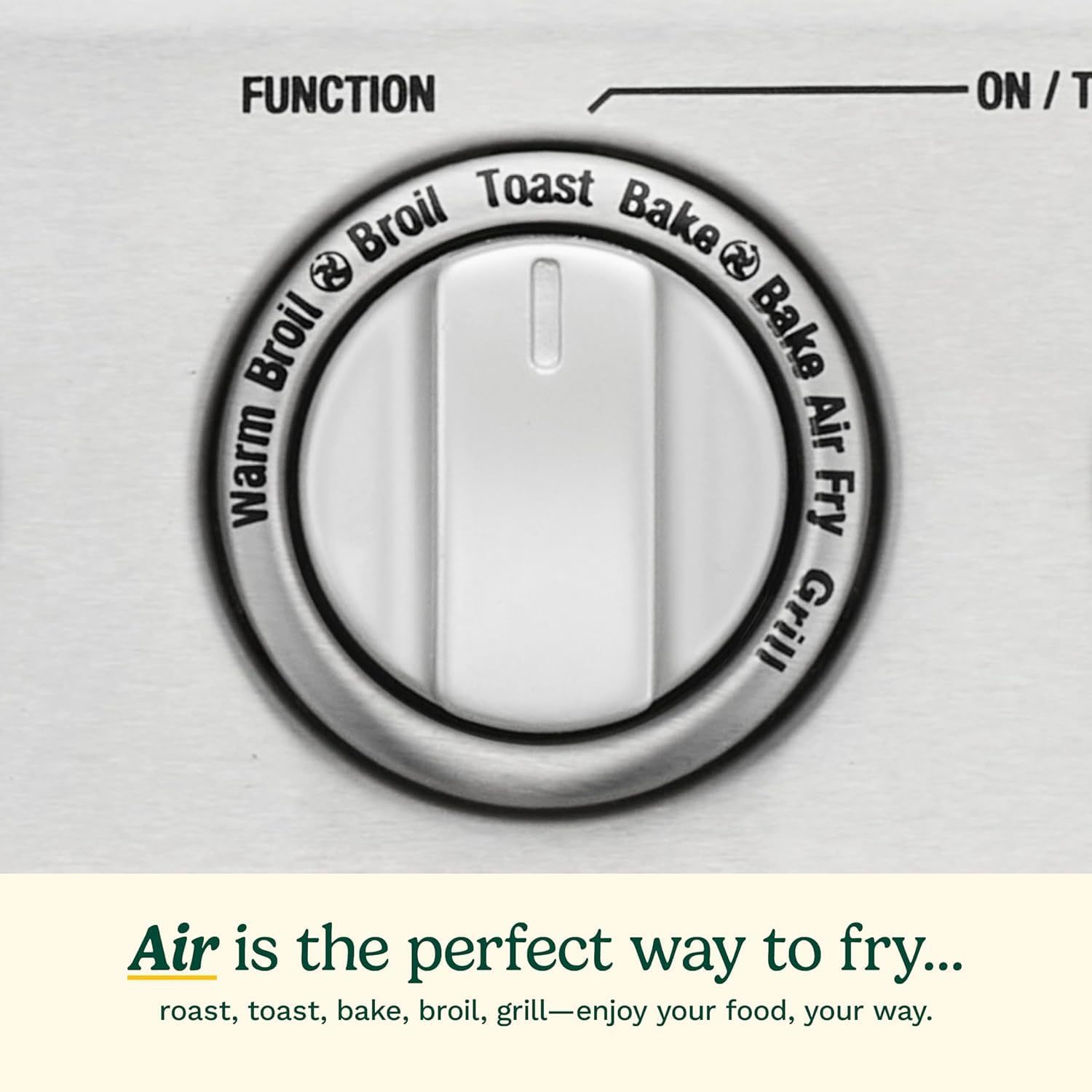 Cuisinart Air Fryer + Convection Toaster Oven, 8-1 Oven with Bake, Grill, Broil & Warm Options, Stainless Steel, TOA-70 - CookCave