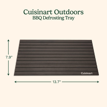 Cuisinart BBQ Defrosting Tray, Conductive Aluminum Rapid Thaw Plate for Frozen Meat, Quick Defrosting Tool that Preserves Natural Flavors, Non Stick Easy to Clean Kitchen Gadget & Grilling Accessories - CookCave