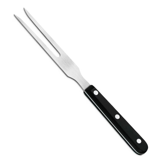 Cyoufine Meat Cooking Fork Stainless Steel Fork - 10.8" Metal Serving Forks for Meat Carving Heavy Duty Two Prong Meat Fork for Grill Lifting Barbecue Fork - CookCave