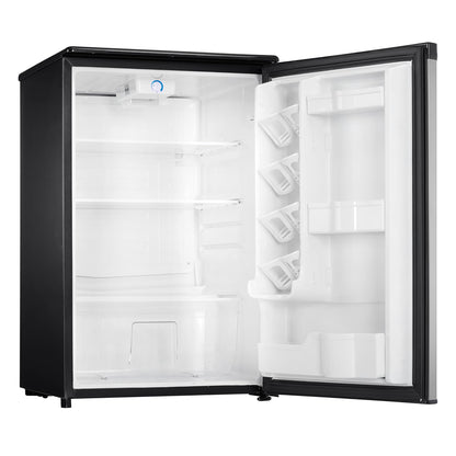 Danby DAR044A4BSLDD 4.4 cu. ft Stainless Steel Compact Fridge - CookCave