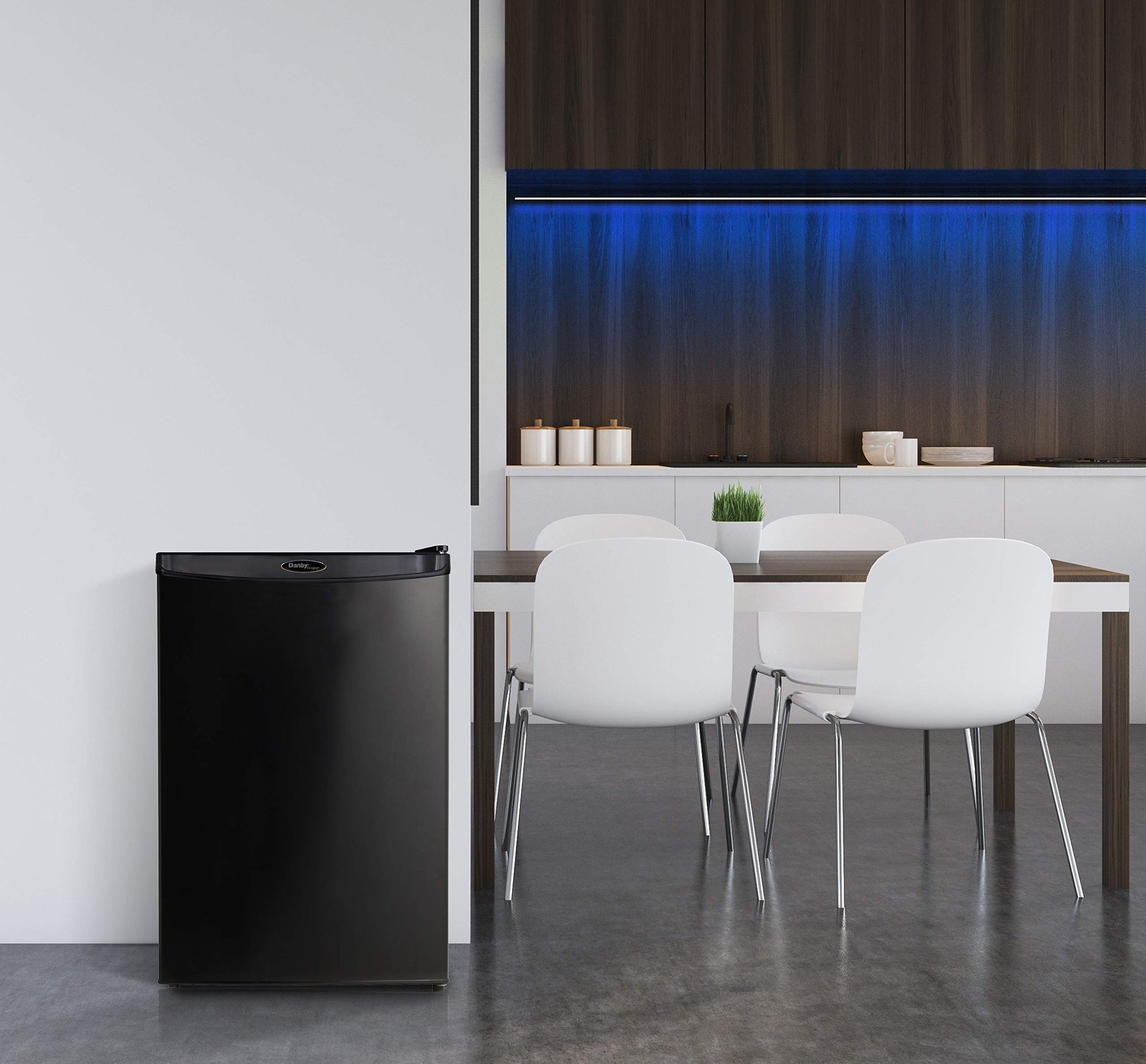 Danby Designer DAR044A4BDD-6 4.4 Cu.Ft. Mini Fridge, Compact Refrigerator for Bedroom, Living Room, Bar, Dorm, Kitchen, Office, E-Star in Black - CookCave