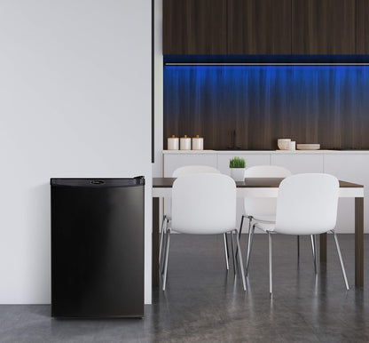 Danby Designer DAR044A4BDD-6 4.4 Cu.Ft. Mini Fridge, Compact Refrigerator for Bedroom, Living Room, Bar, Dorm, Kitchen, Office, E-Star in Black - CookCave