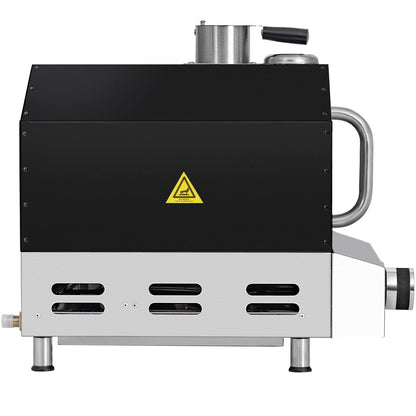 Deco Chef Propane Gas Outdoor Pizza Oven and Grill, includes Peel, Stone, Grill Rack, and Built-in Thermometer, Black - CookCave