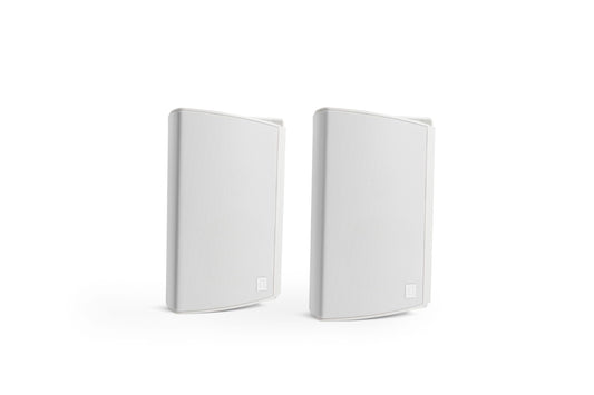 Definitive Technology Dymension AW-450 Outdoor Speaker (White, Pair), Two-Way Surface Mount, 4.5" Woofer, 1” Tweeter, & 4.5" x6” Passive Bass Radiator, IP66 All-Weather Wired Outdoor Speakers - CookCave