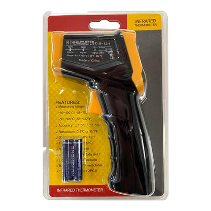 Digital Infrared Thermometer Gun for Cooking,BBQ,Pizza Oven,Ir Thermometer with Backlight,-58℉~932℉(-50℃~500℃) Handheld Non Contact Heat Laser Temperature Gun (Not for Human) - CookCave