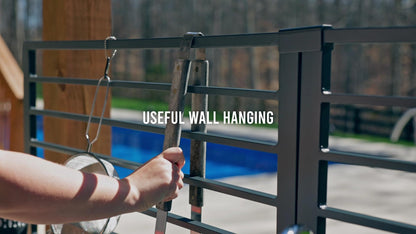 Domi 5-Piece Outdoor Kitchen Island with Storage, Aluminum Kitchen Islands Stainless Steel Sink w/Faucet, Corner Bar Storage Cabinet, Outdoor Kitchen with Protective Cover for Deck, Patio - CookCave