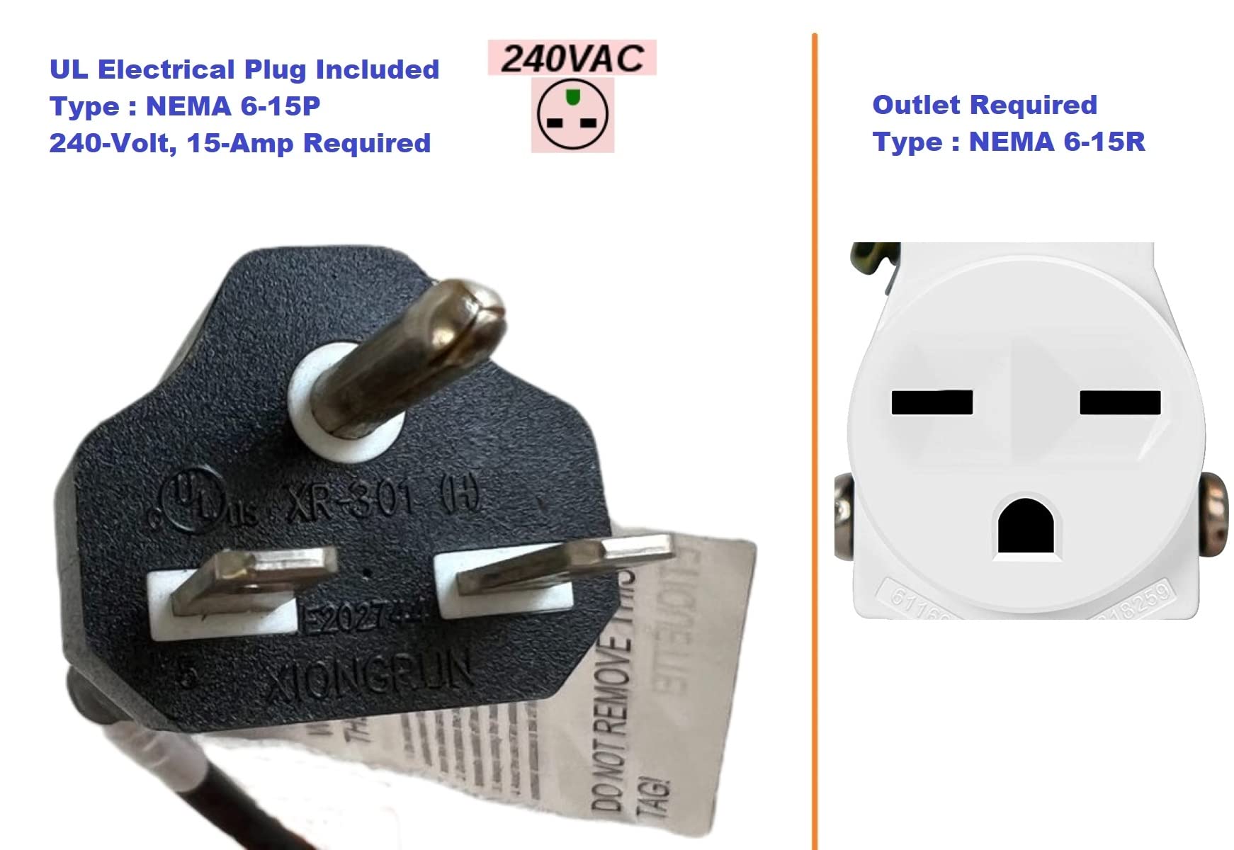 Dr. Infrared Heater 10,260 BTU Infrared Heater, Indoor and Outdoor Heater for Patio, Garage, Commercial & Residential, 3000W, 220-240V with Remote, Black - CookCave