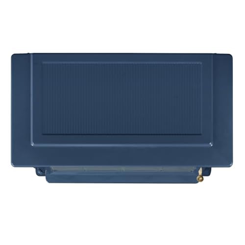 duraflame Freestanding Electric Fireplace Stove Heater with 3D Flame Effect for 1,000 Sq. Ft. Room, Navy - CookCave