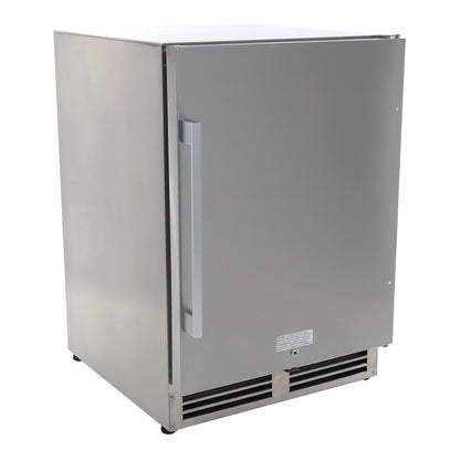 DUURA Elite Beverage Refrigerator for Built-In or Freestanding and Indoor or Outdoor Use, Stainless Steel Construction with Reversible Door 23.5-Inch Drink Fridge, 5.4-Cu.Ft., Metallic - CookCave