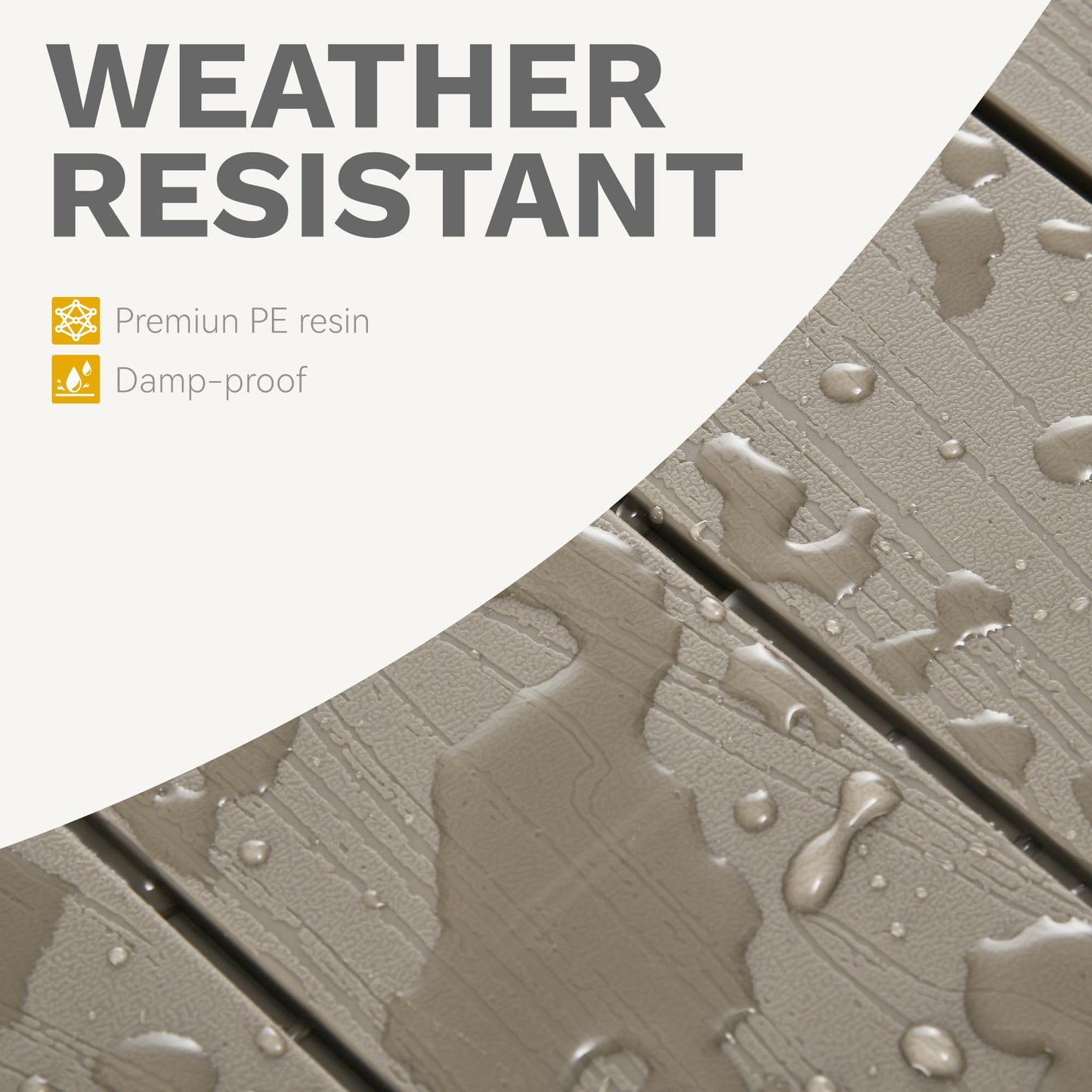 DWVO 30 Gallon Outdoor Storage Box, Weatherproof Lockable Resin Deck Box for Patio Furniture, Pool Accessories, Garden Tools, and Supplies - Brown - CookCave