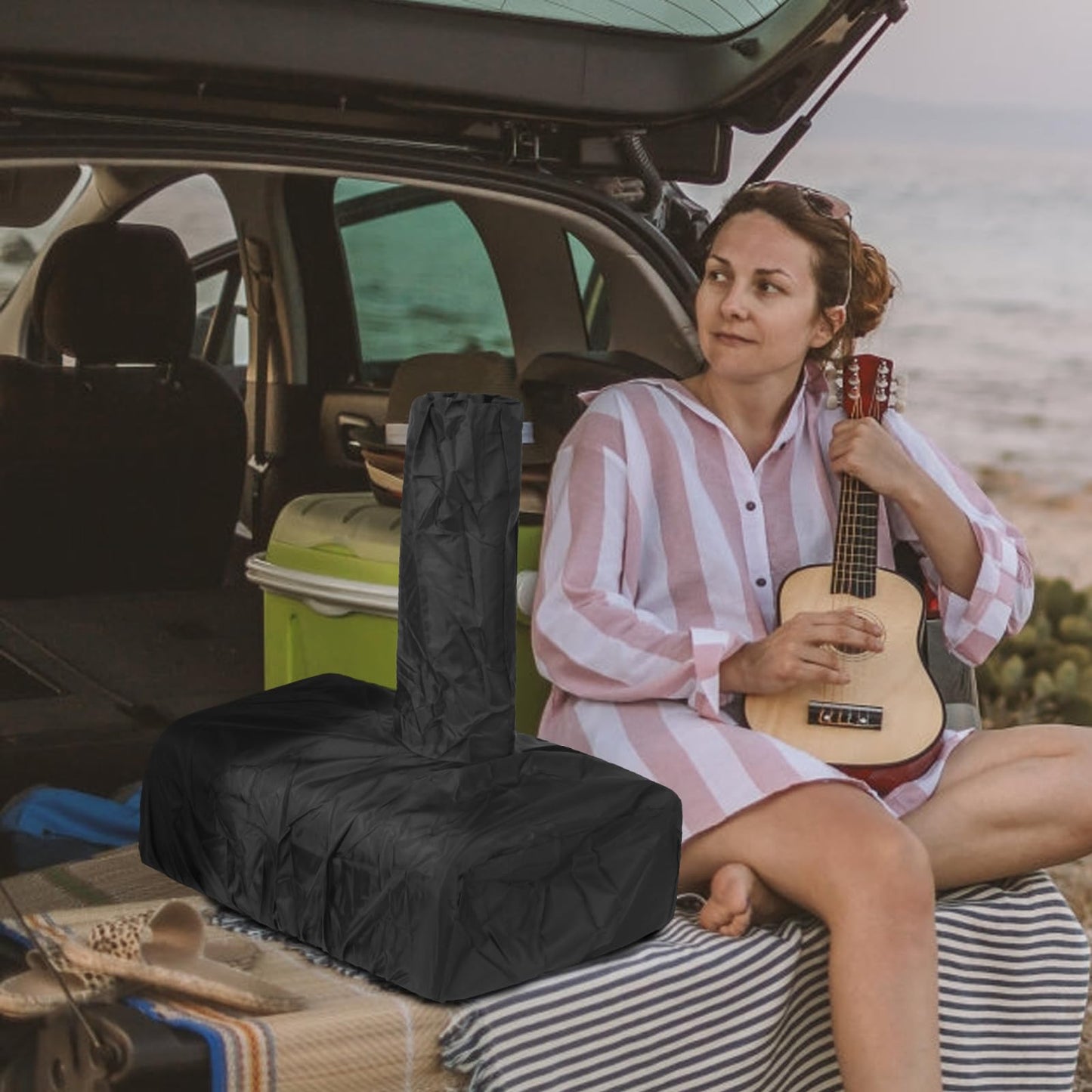 EDOSTORY Pizza Oven Outdoor Wood Fired and Gas Pizza Oven 12 Multi-Fuel Pizza Oven, Portable Pizza Maker Oven Grill for Outside - CookCave