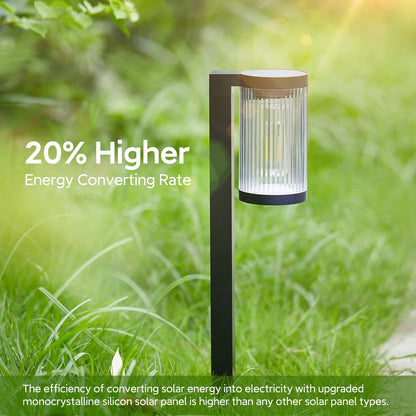 ELECLINK Solar Pathway Lights Outdoor, 6 Pack Upgraded Outdoor Solar Lights for Outside Super Bright Up to 12Hrs, IP65 Waterproof Solar Garden Lights for Yard Landscape Path Walkway Decoration - CookCave