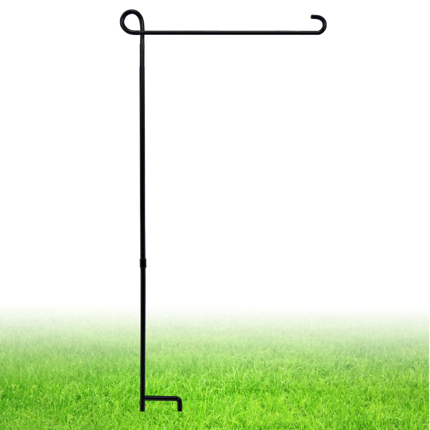 ESTTOP Garden Flag Stand, Thickened Pole Sturdy Straight Premium Metal Yard Flag Holder Weather-Proof Flagpole Seasonal Garden Flag, Christmas Garden Flag, Outdoor Decor Decoration - CookCave
