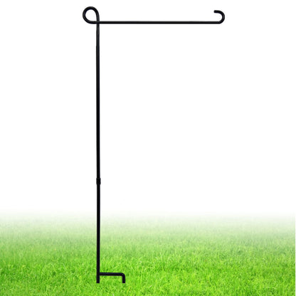 ESTTOP Garden Flag Stand, Thickened Pole Sturdy Straight Premium Metal Yard Flag Holder Weather-Proof Flagpole Seasonal Garden Flag, Christmas Garden Flag, Outdoor Decor Decoration - CookCave
