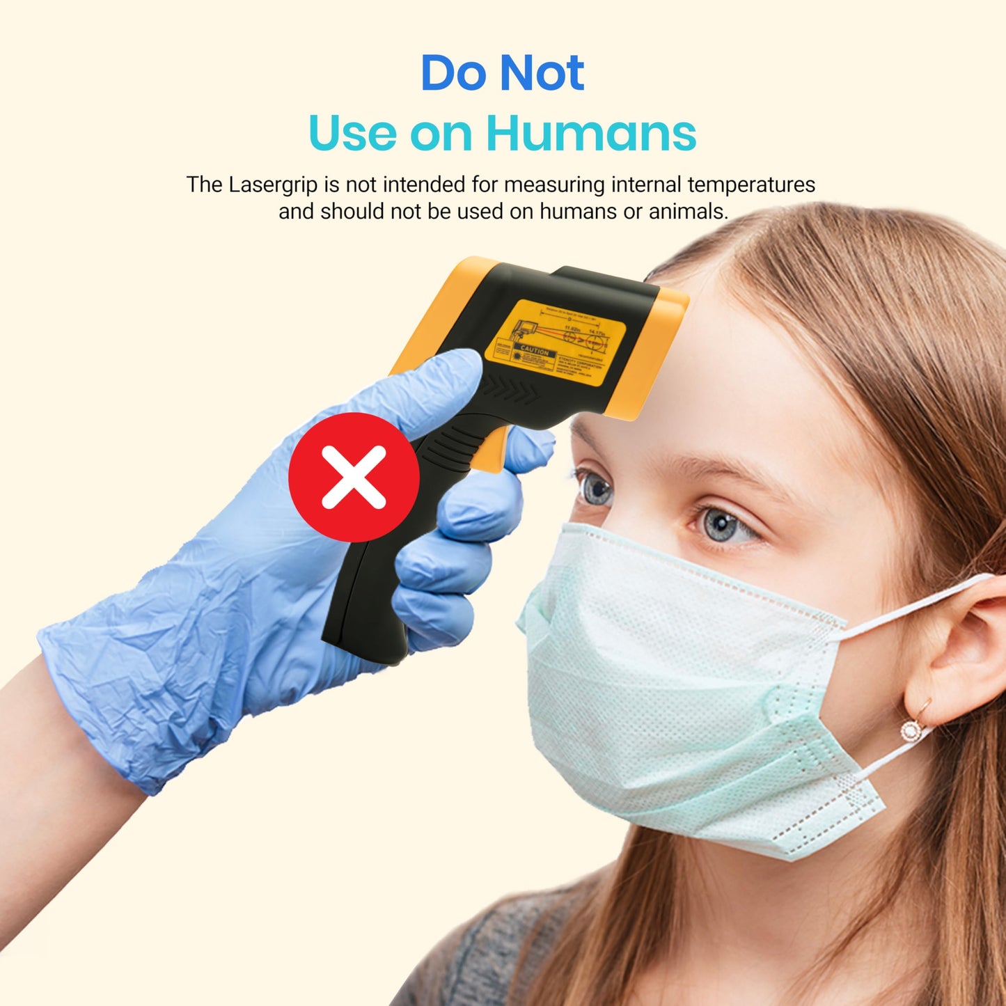 Etekcity Infrared Thermometer Laser Temperature Gun 774, Meat Food Candy Oven Thermometer for Griddle Accessories, Heat Gun for Cooking Refrigerator Tools, Yellow - CookCave