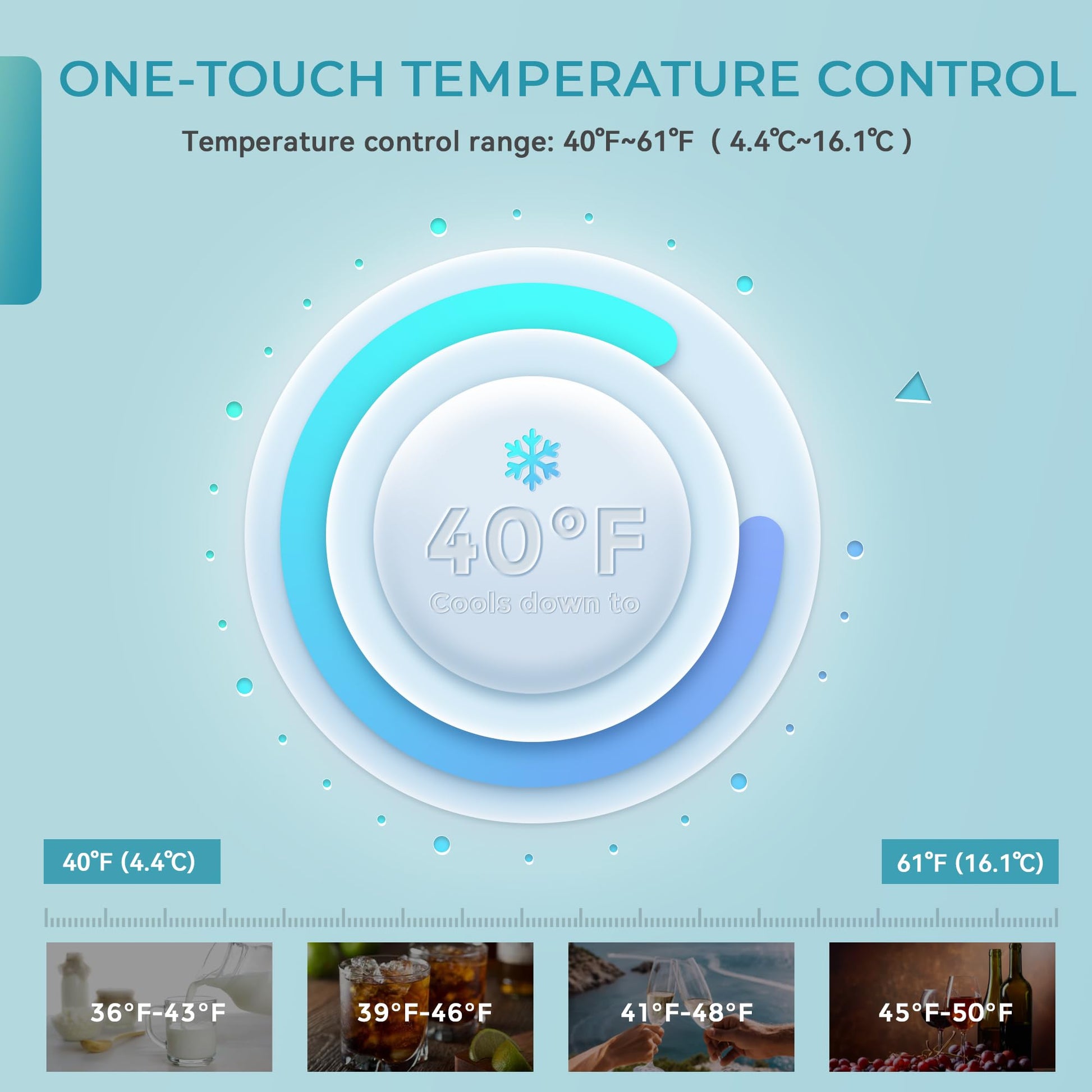 EUHOMY 48 Can Beverage Refrigerator cooler-Mini Fridge Glass Door for Beer Drinks Wines, Countertop Beverage Fridge with Adjustable Shelves Blue LED for Home/Office/Dorm/Bar, 1.3 cu.ft - CookCave