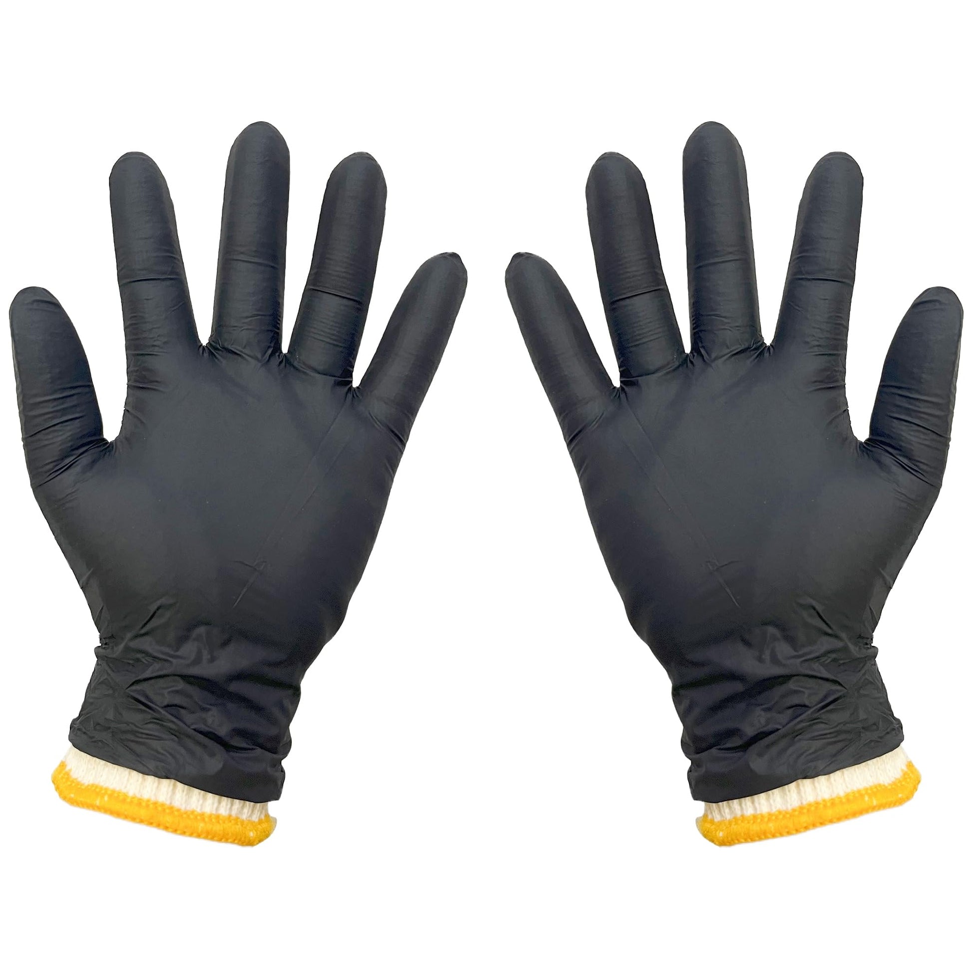 FayLongSky BBQ Gloves (Large) - 4 Cotton Liners & 100 Nitrile Disposable Gloves, Heat Resistant, Food-Safe for Grilling, Cooking, and Smoker Accessories - CookCave