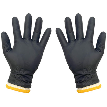 FayLongSky BBQ Gloves(Size Large) 2 Heat Resistant Washable Cotton Liners & 50 Nitrile Food Prep Gloves Disposable for Hot Food, Cooking, Barbecue Smoker, BBQ Accessories, grilling Accessories - CookCave