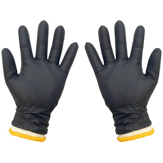 FayLongSky BBQ Gloves(Size Large) 2 Heat Resistant Washable Cotton Liners & 50 Nitrile Food Prep Gloves Disposable for Hot Food, Cooking, Barbecue Smoker, BBQ Accessories, grilling Accessories - CookCave