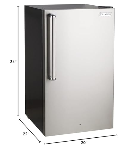 FireMagic Premium Refrigerator with Right Door Hinge - CookCave