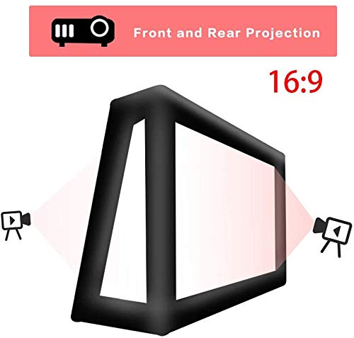 fitnessandfun 30ft Huge Inflatable Projector Screen - Blow Up Outdoor Movie Screens - 360 Inch for TV & Movies - Seamless, Portable, Front & Rear Projection(30ft with Blower) - CookCave