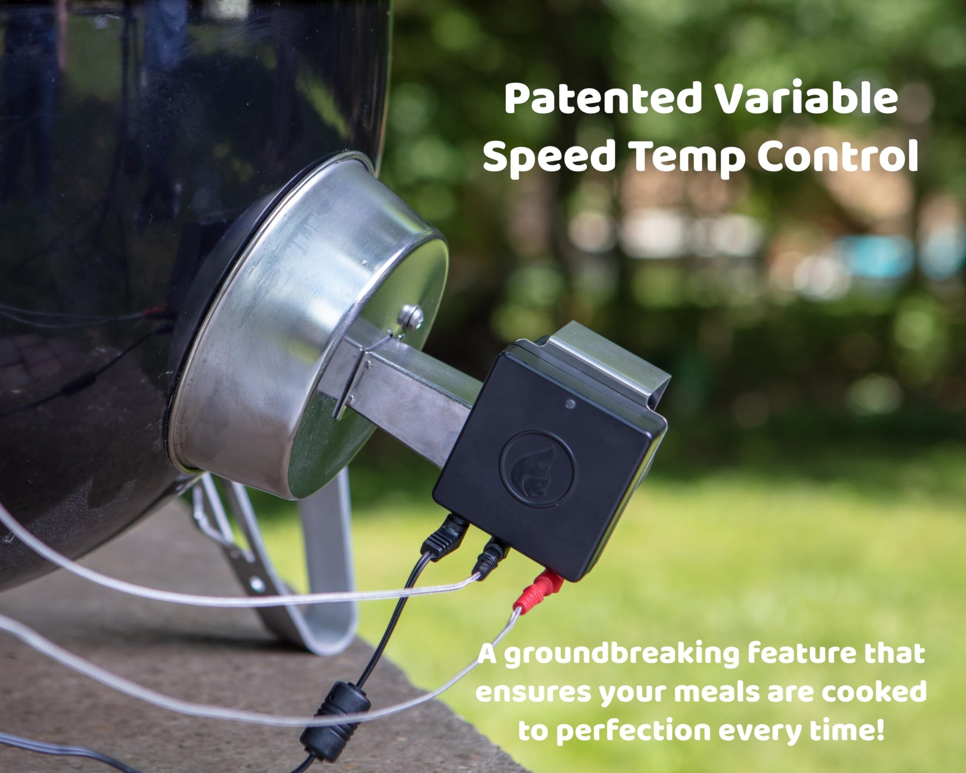 Flame Boss Smart BBQ Smoker Temperature Controller with Patented Variable Speed Fan, 400 Universal WiFi with 2 Probes for Weber, Char-Griller, Drum Smokers, Offset Smokers - CookCave