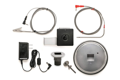 Flame Boss Smart BBQ Smoker Temperature Controller with Patented Variable Speed Fan, 400 Universal WiFi with 2 Probes for Weber, Char-Griller, Drum Smokers, Offset Smokers - CookCave