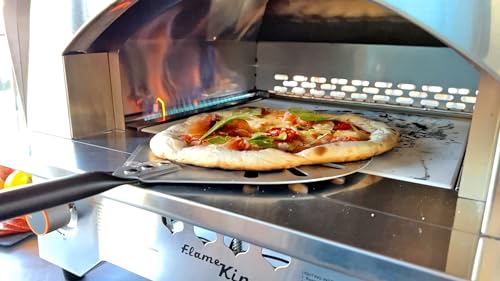 Flame King Propane Gas Pizza & Food Outdoor Oven for Camping, Backyard, Tailgating - CookCave