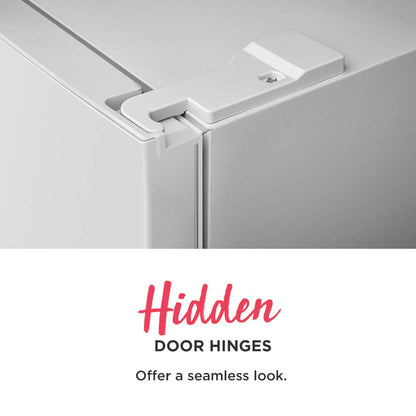 Frigidaire 10.1 Cu. Ft. Compact ADA Top Freezer Refrigerator in White with Electronic Control Panel, Reversible Door Swing, ENERGY STAR - CookCave