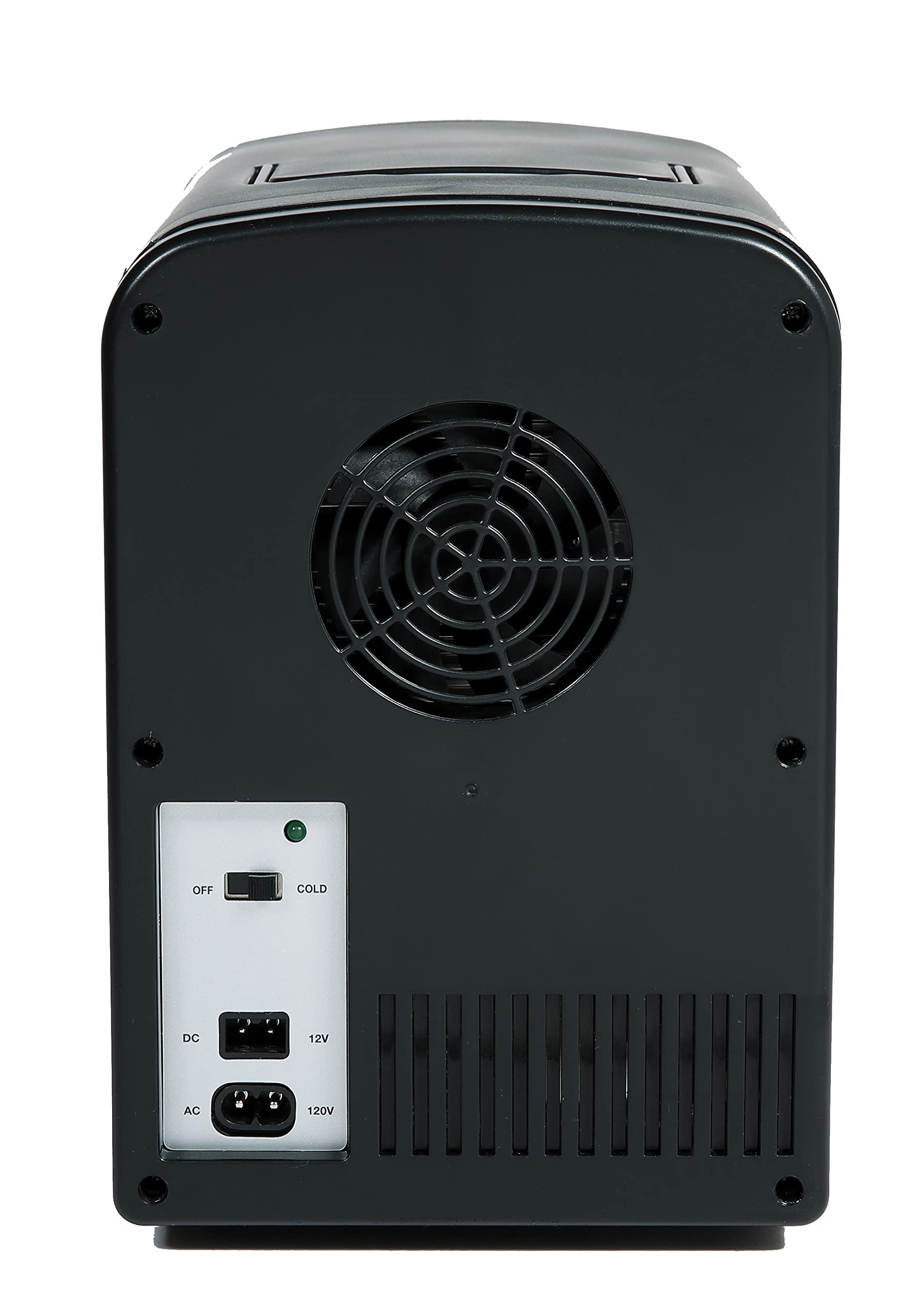 Frigidaire Retro Mini Personal Fridge Cooler, Holds up to 9 Cans, Portable & Compact, AC Plug & 12V Car Charger – Black - CookCave