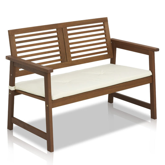 Furinno FG161167 Tioman Hardwood Outdoor Bench in Teak Oil, Natural - CookCave