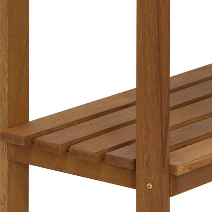 Furinno FG17478 Tioman Outdoor Patio Furniture Hardwood Potting Bench, Natural - CookCave