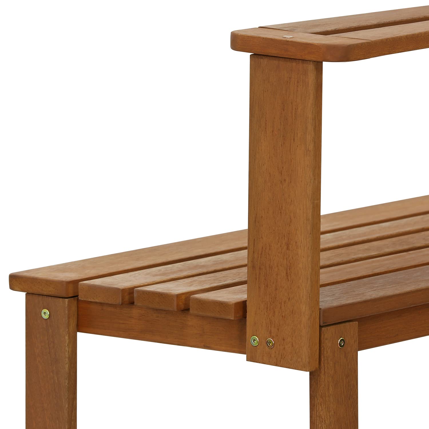 Furinno FG17478 Tioman Outdoor Patio Furniture Hardwood Potting Bench, Natural - CookCave