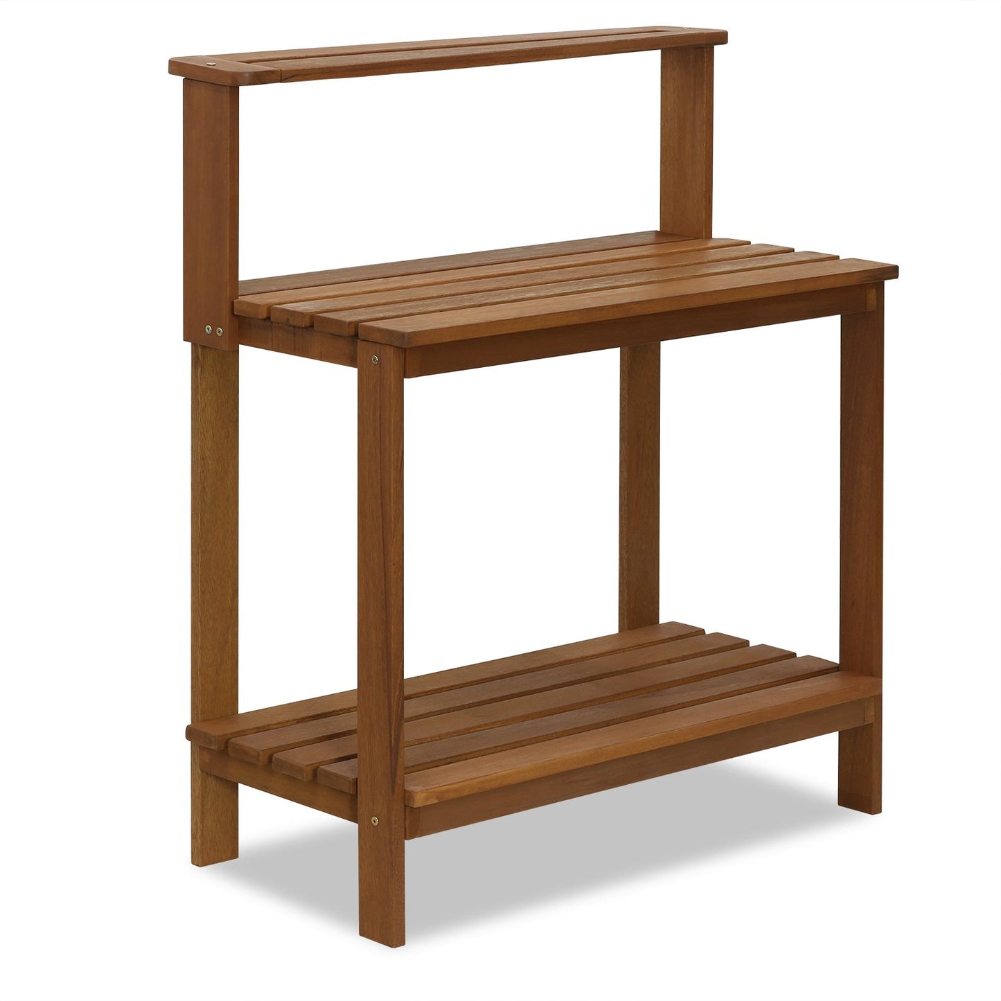 Furinno FG17478 Tioman Outdoor Patio Furniture Hardwood Potting Bench, Natural - CookCave