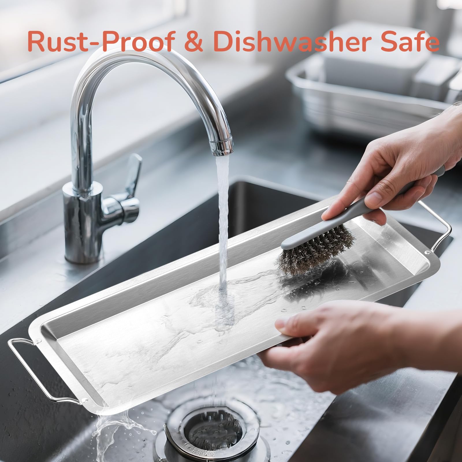 G.a HOMEFAVOR 14-Slot Chicken Leg Rack for Grill & Wings - Premium Stainless Steel Foldable Roasting Rack with Detachable Drip Pan, Dishwasher-Safe BBQ Accessories for Oven, Grill, Camping, Parties - CookCave