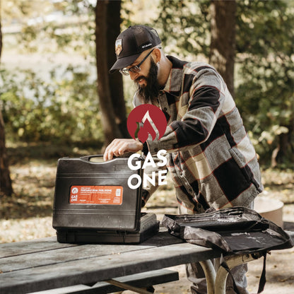 Gas One GS-3400P Propane or Butane Stove Dual Fuel Stove Portable Camping Stove - Patented - with Carrying Case Great for Emergency Preparedness Kit - CookCave