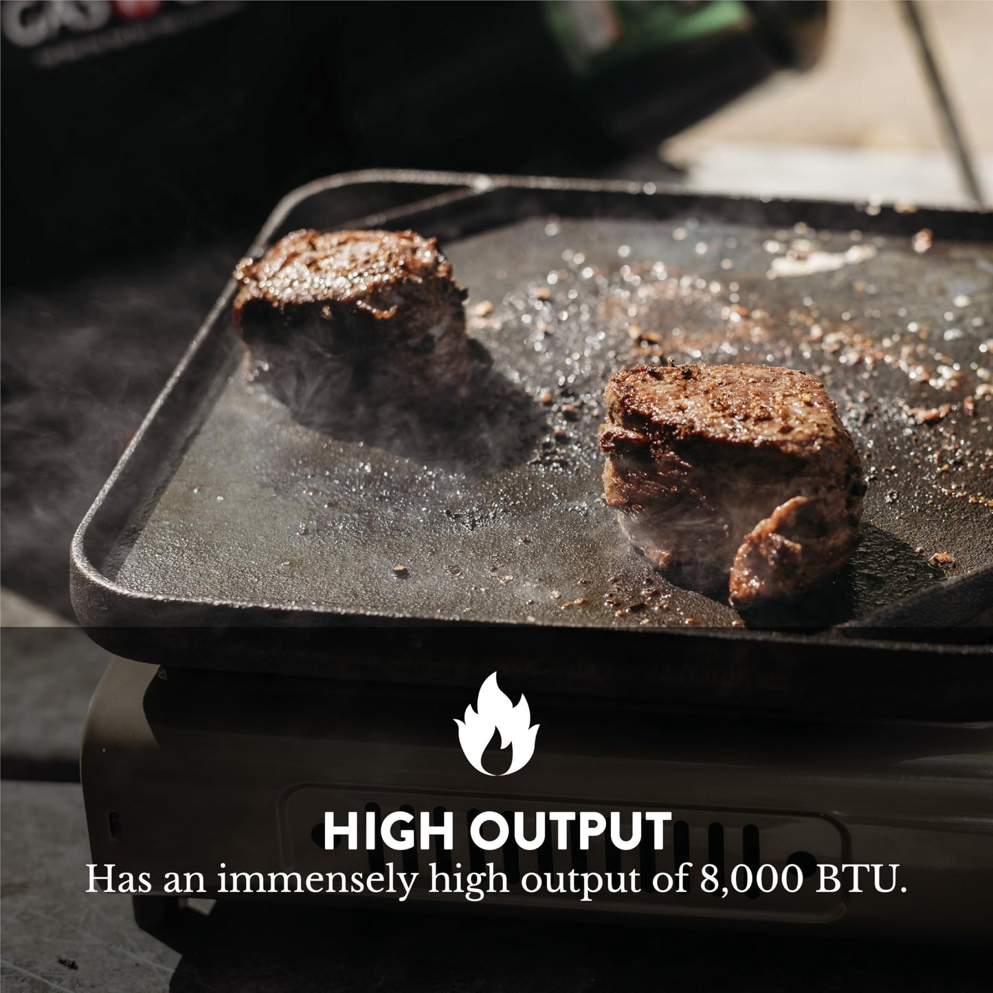 Gas One GS-3400P Propane or Butane Stove Dual Fuel Stove Portable Camping Stove - Patented - with Carrying Case Great for Emergency Preparedness Kit - CookCave