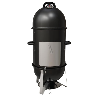 GasOne CSM-18 Vertical Smoker – 18 Inch Heavy Duty Charcoal Smoker – Multipurpose Charcoal BBQ Grill Smoker for Outdoor – Easy Assembly, 1 Access Door Grill with Smoker - CookCave