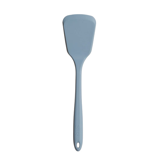 GIR: Get It Right Silicone Turner - Non-Stick & Heat Resistant Silicone Spatula Turner for BBQs & Cookouts - Lifts, Flip and Transfer Food Items - 13 Inch, Slate - CookCave