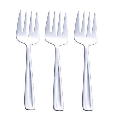 GoGeiLi Stainless Steel Large Serving Fork Set, 9.5-inch Big Serving Fork for Party, Banquet, Buffet, Dishwasher Safe, Set of 3 - CookCave