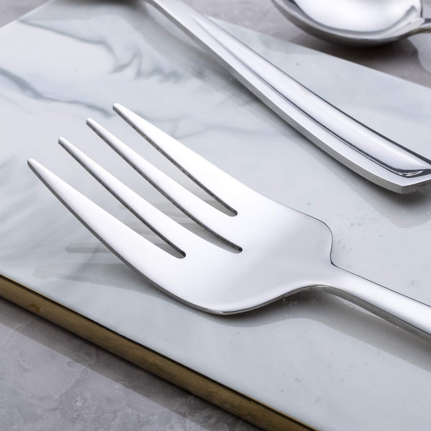 GoGeiLi Stainless Steel Large Serving Fork Set, 9.5-inch Big Serving Fork for Party, Banquet, Buffet, Dishwasher Safe, Set of 3 - CookCave