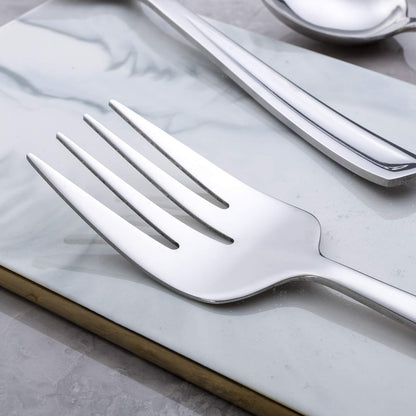 GoGeiLi Stainless Steel Large Serving Fork Set, 9.5-inch Big Serving Fork for Party, Banquet, Buffet, Dishwasher Safe, Set of 3 - CookCave